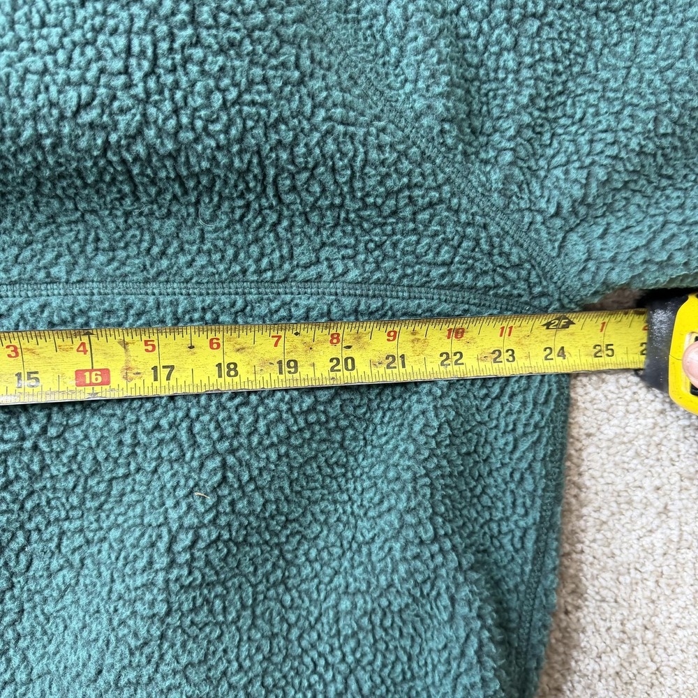 Carhartt Jacket Womens XL 16-18 Green Fleece Relaxed Fit Snap Front Pullover - Picture 7 of 10
